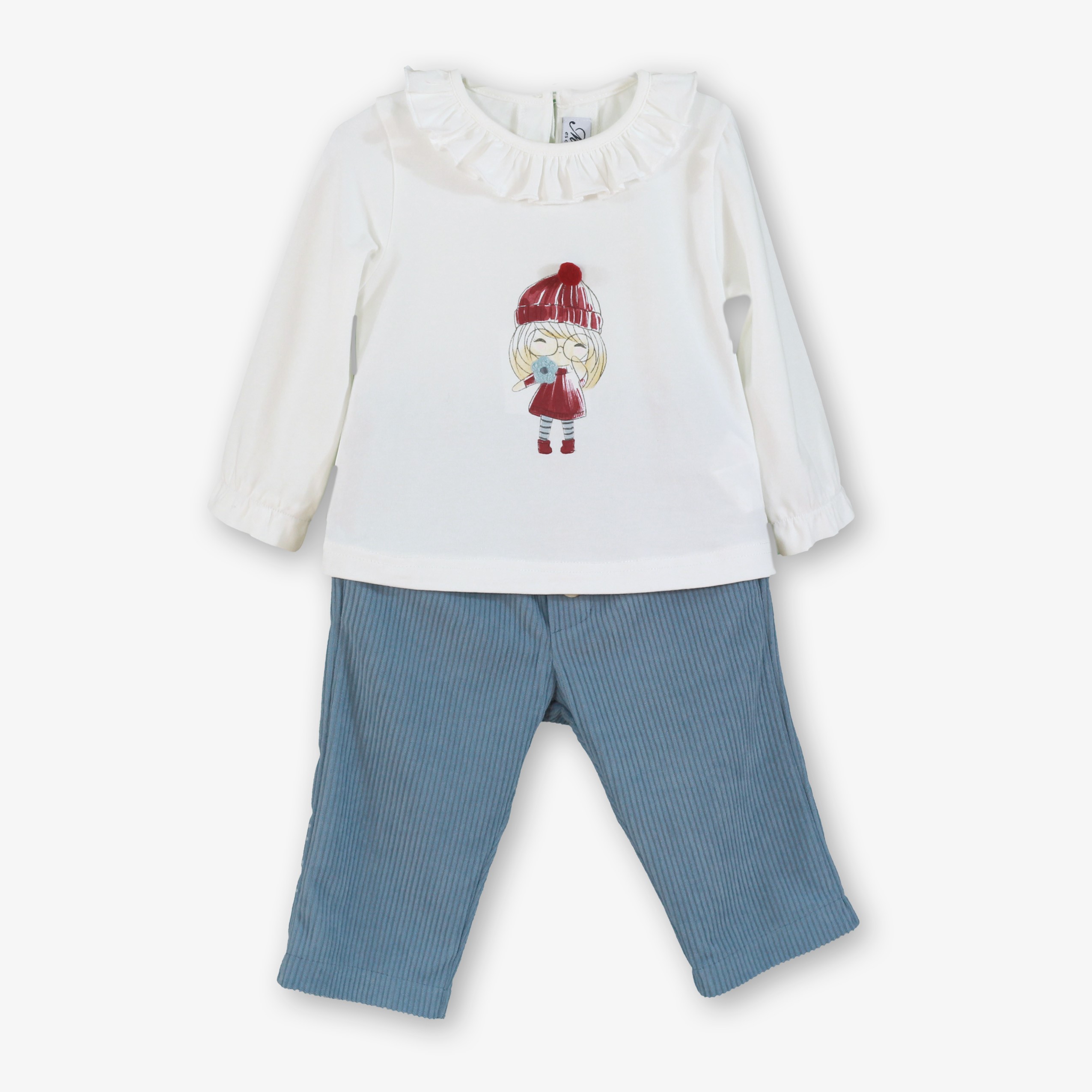 CAMISETA-PANTALON BEBE NIÑA